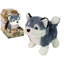 Interaktív Husky kutya sétál hangot ad 13419 plüssfigura