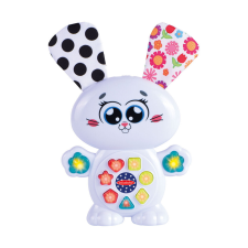  Interaktív nyuszi hang-és fényhatások 18 cm készségfejlesztő