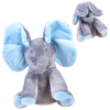  Interaktív plüss elefánt kabalája Az elefánt eltakarja a szemét és énekel ZA3112