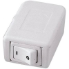 interBär 1 pólusú zsinórkapcsoló, 10 A 250 V/AC, fehér (8016-001.01)