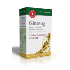 Interherb Ginseng Panax Extraktum 100mg 30db vitamin és táplálékkiegészítő