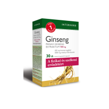 INTERHERB NAPI 1 GINSENG PANAX EXTRAKTUM KAPSZULA 30X vitamin és táplálékkiegészítő