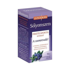 Interherb Sólyomszem Fekete áfonya kivonat kapszula 30db vitamin és táplálékkiegészítő