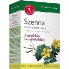 Interherb Szenna Extraktum 150mg kapszula 30db vitamin és táplálékkiegészítő