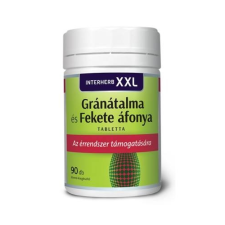  INTERHERB XXL Gránátalma és fekete áfonya tabletta 90 db vitamin és táplálékkiegészítő