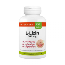 INTERHERB XXL L-LIZIN 500MG C-VITAMIN KAPSZULA 90X vitamin és táplálékkiegészítő