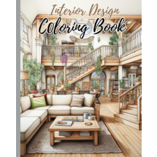  Interior Design Coloring Book idegen nyelvű könyv