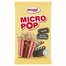 INTERSNACK MAGYARORSZÁG KFT Mogyi Micro Pop mikrohullámú sütőben elkészíthető vajízű pattogatni való kukorica 100 g előétel és snack