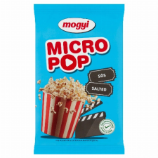 INTERSNACK MAGYARORSZÁG KFT Mogyi Micro Pop sós, mikrohullámú sütőben elkészíthető pattogatni való kukorica 100 g előétel és snack