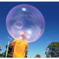 Intex Felfújható bubble ball labda kézi pumpával strandjáték