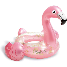 Intex felfújható Glitteres Úszógumi - Flamingó 99x89x71cm #rózsaszín (56251NP) úszógumi, karúszó