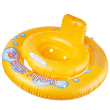 Intex Felfújható kerék üléssel gyerekeknek INTEX 67cm ponton úszógumi, karúszó