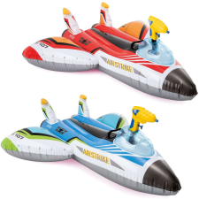 Intex Felfújható repülőgép ágyúval intex 57536 piros strandjáték