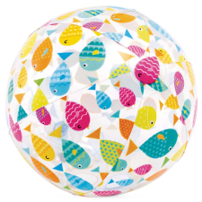 Intex Felfújható strandlabda halak 51 cm intex 59040 vizes játék