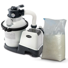 Intex Homokszűrő szivattyú 5700 l/h intex 26644 + 25 kg homok medence kiegészítő
