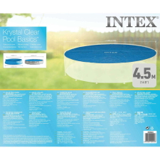 Intex kerek szolártakaró medencére 457 cm 29023 medence kiegészítő