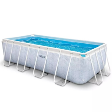 INTEX MetalPrism Set négyszögletű medence 400 x 200 x 100 cm (26780) medence