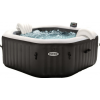  INTEX PureSPA Onyx Black Octagon jacuzzi, sóbontó készülékkel, 6 személyes, D218 x 71 cm, fekete / fehér (28462)