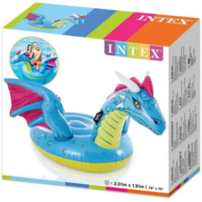 Intex Sárkány lovagló matrac 201x191cm játékfigura