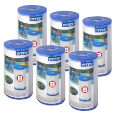 Intex szűrőkészlet b típus 6 db medence szivattyúhoz medence kiegészítő