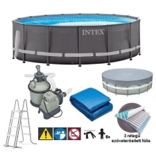 Intex UltraSet XTR medence 488 x 122 cm homokszűrővel (26326) medence