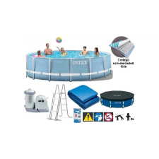 Intex Vízforgatós medence szett, fémvázas 549x122 cm - INTEX PRISM FRAME POOL 26732 medence