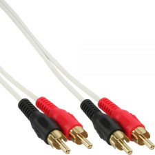 Intos InLine 89938W audio kábel 5 M 2 x RCA Fehér (89938W) kábel és adapter
