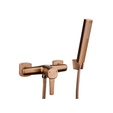 Invena Glamour egykaros zuhanycsaptelep, zuhanyszettel, réz BN-02-014-V csaptelep