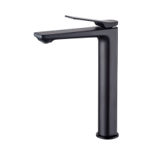 Invena NERI BLACK magasított mosdócsaptelep, álló, fekete, waterplating bevonat csaptelep