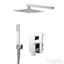 Invena PAROS falsík alatti zuhanyrendszer alaptesttel, króm BS-09-001-L csaptelep