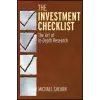  Investment Checklist – Michael Shearn