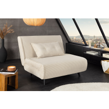 INVICTA Converta fekvőhellyé alakítható fotel 100 cm bézs kord bútor