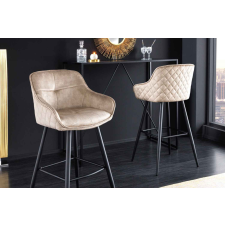 INVICTA Design bárszék Natasha pezsgő bársony bútor