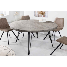 INVICTA Design étkezőasztal Shayla 120 cm szürke mangó bútor