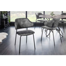 INVICTA Design étkezőszék Takuya szürke bársony bútor