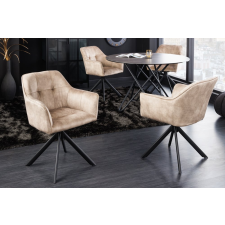 INVICTA Design forgószék Galileo pezsgő bársony bútor