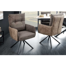INVICTA Design forgószék Maddison II szürkésbarna taupe bútor