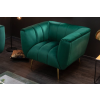 INVICTA Design fotel Nikolai smaragdzöld bársony
