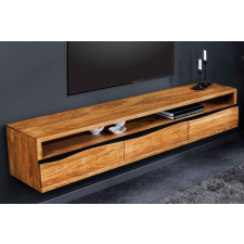 INVICTA Design függő TV asztal Massive Honey 160 cm akác bútor
