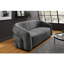 INVICTA Design kanapé Luna 200 cm 3 személyes szürke zsenília bútor