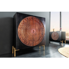 INVICTA Design komód Fernanda 120 cm fekete mangó bútor