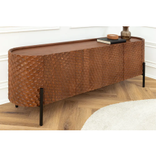 INVICTA Design komód Nobile 180 cm 3D barna mangófa bútor