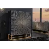 INVICTA Design magas komód Eclipse 120cm fekete-arany mangófa