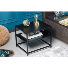 INVICTA Design oldalsó asztal Damaris 50 cm fekete bútor