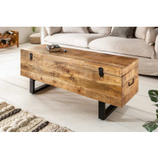 INVICTA Dohányzóasztal - tárolóláda Unity Loft 115 cm mangó bútor