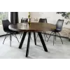 INVICTA Kerek étkezőasztal Thunder 120 cm mangó taupe barna