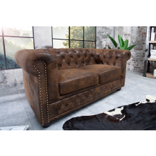 INVICTA Kettes ülőgarnitúra Chesterfield Vintage barna bútor