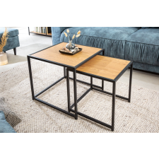 INVICTA Oldalsó asztal szett Maille 50 cm tölgy - 2 részes bútor