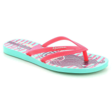 Ipanema Bossa Print Kids gyerek papucs - zöld/rózsaszín gyerek papucs, mamusz