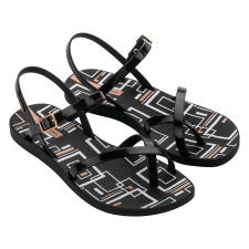  Ipanema Fashion Sand VIII női szandál - fekete/fehér női szandál